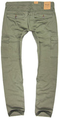 MĘSKIE SPODNIE MATERIAŁOWE WRANGLER COLTON CARGO PANTS DUSTY OLIVE W15AP874K