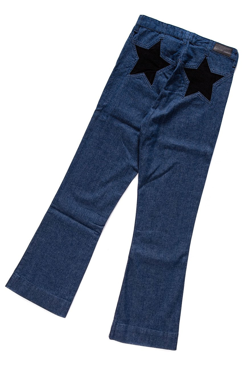 WRANGLER CROP STAR FLARE INDIGO STAR W218GC070