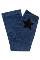 WRANGLER CROP STAR FLARE INDIGO STAR W218GC070