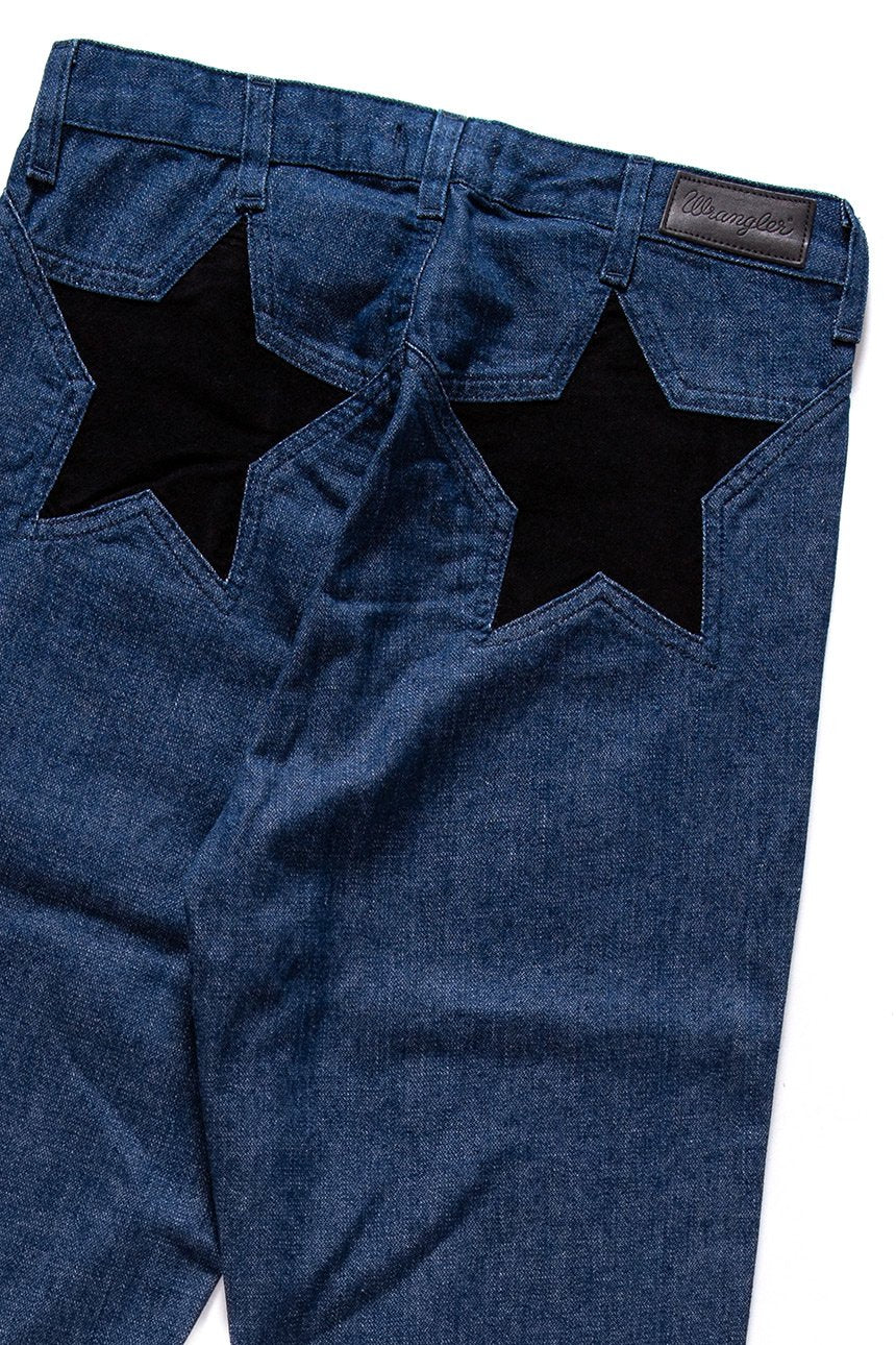 WRANGLER CROP STAR FLARE INDIGO STAR W218GC070