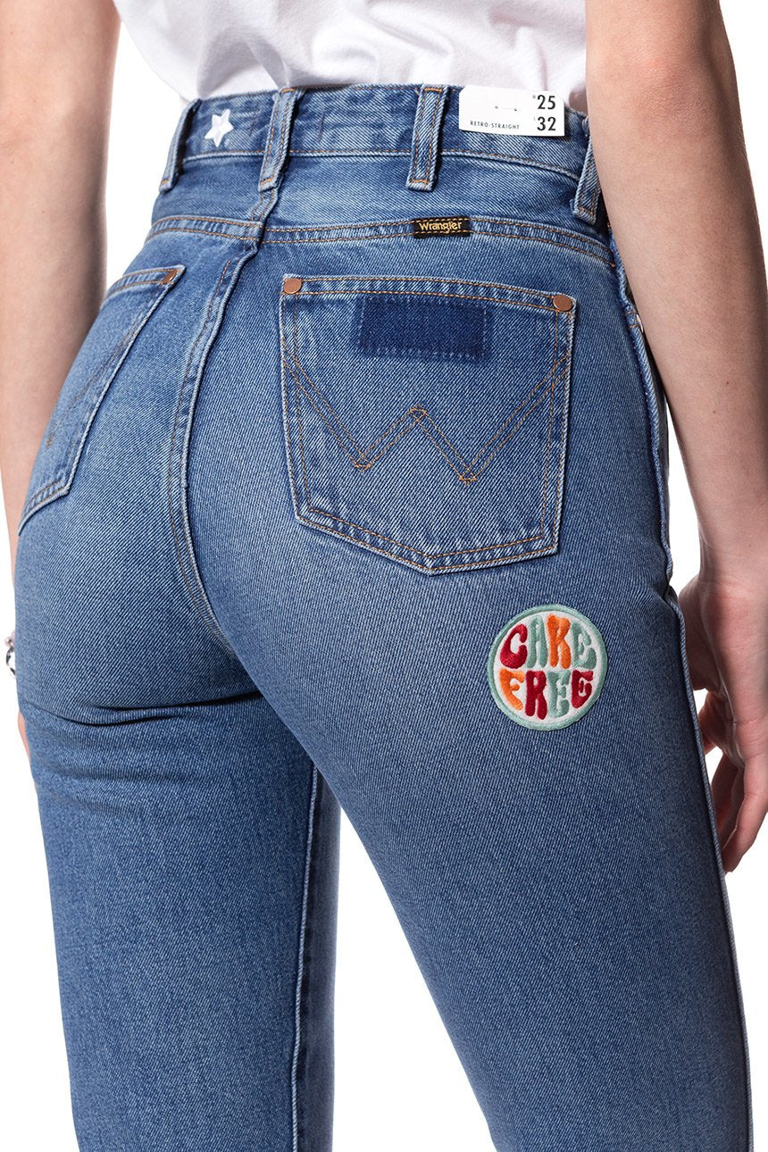 WRANGLER RETRO STRAIGHT BURNING GIRL W238GF11X