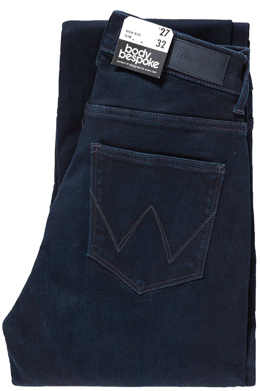 WRANGLER HIGH SLIM BLUEBLACK W27GCW51L