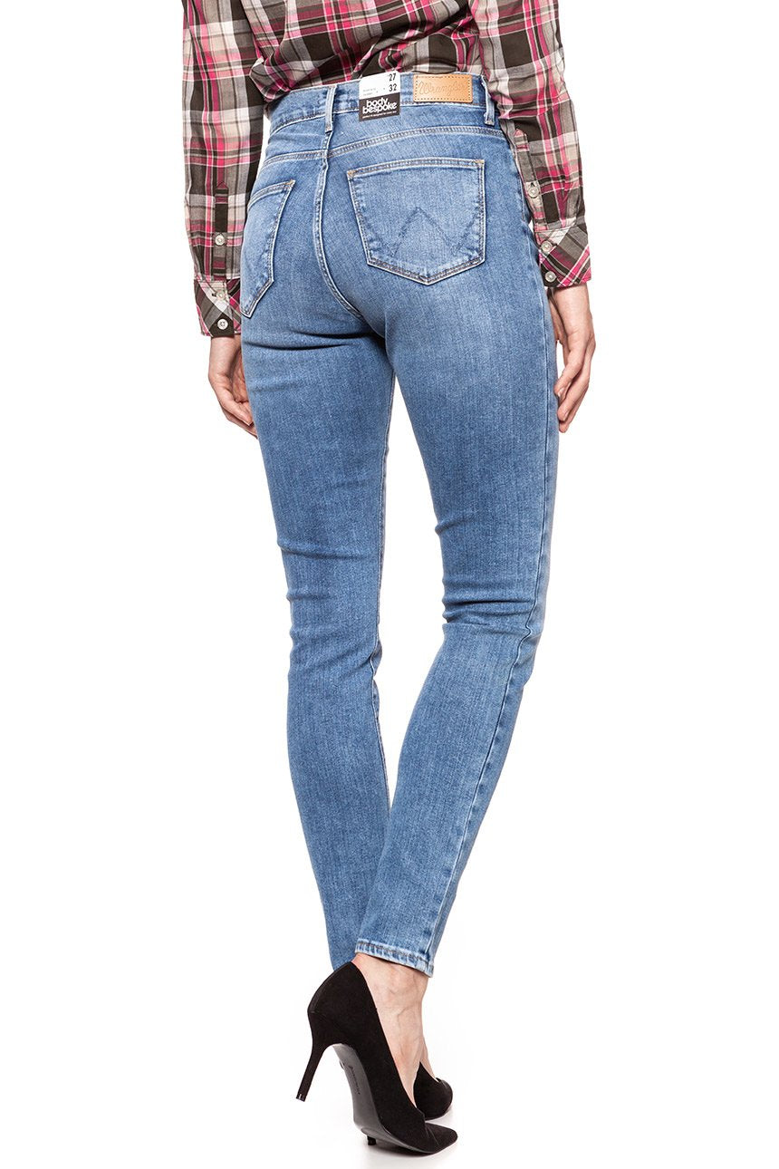 WRANGLER HIGH RISE SKINNY BEST BLUE W27HX794O