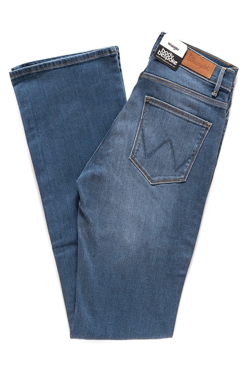 WRANGLER HIGH RISE BOOTCUT MISTY BLUE W27UU486L