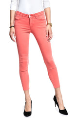 SPODNIE WRANGLER DAMSKIE SKINNY CROP CORAL W28MHL12B