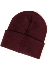 MĘSKA CZAPKA ZIMOWA WRANGLER BASIC BEANIE AUBERGINE W0M03UHU1