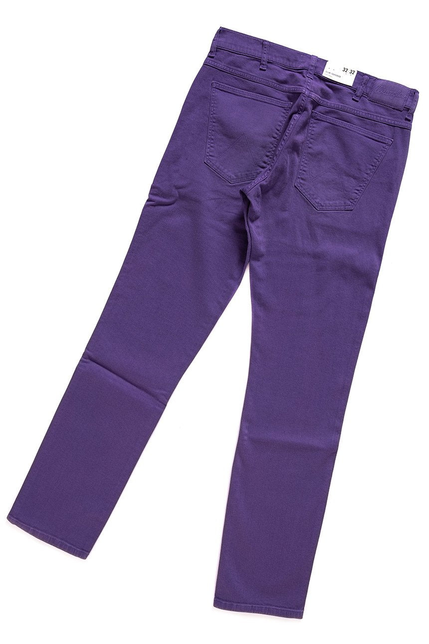 SPODNIE MĘSKIE WRANGLER LARSTON TROPICAL PURPLE W18SSH25Y