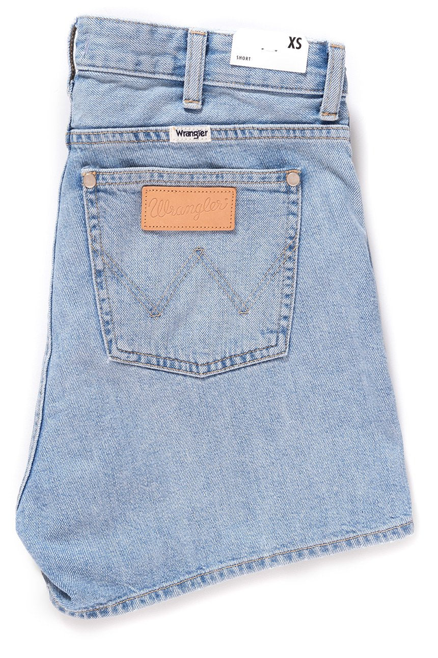 DAMSKIE SPODENKI WRANGLER RETRO SHORT TUBBLE BLUE W29SFH17J