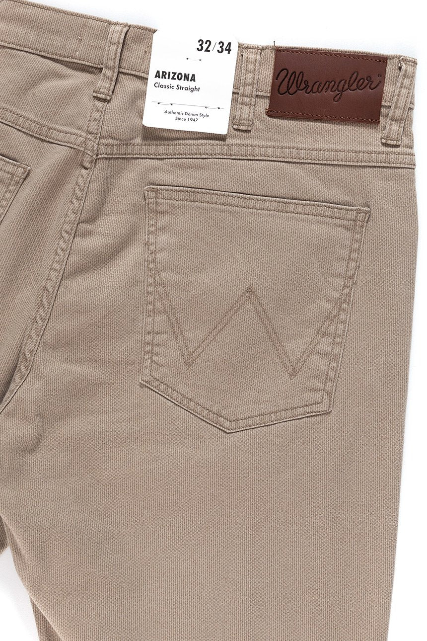 WRANGLER SPODNIE MĘSKIE ARIZONA DESERT TAUPE W12OSJ227