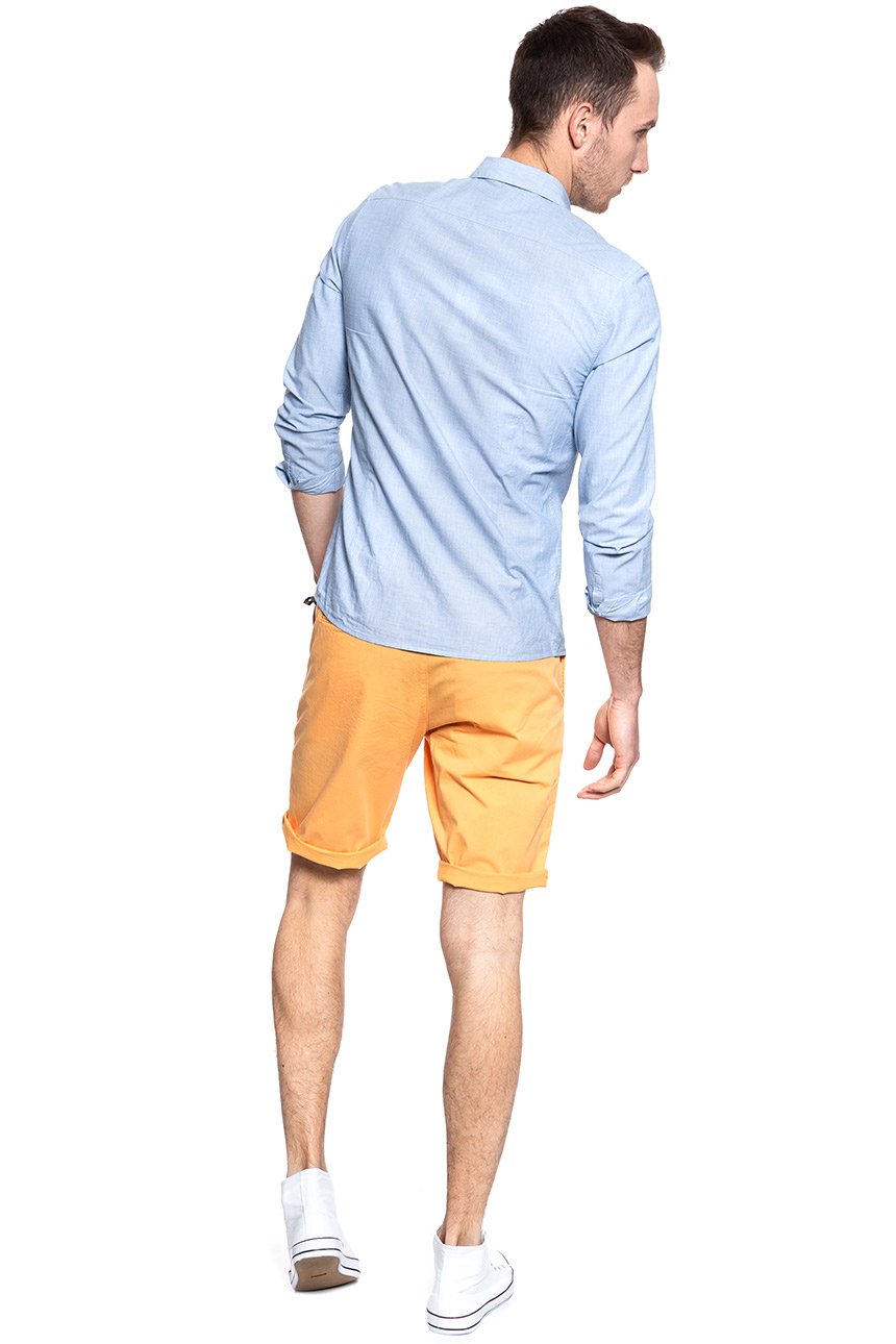 SPODENKI MĘSKIE WRANGLER CHINO SHORT AMBER YELLOW W14AMM15V