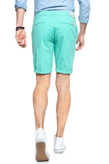 SPODENKI MĘSKIE WRANGLER CHINO SHORT TURQUOISE W14AMM25Z