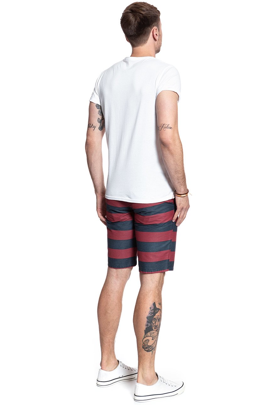 SPODENKI MĘSKIE WRANGLER CHINO SHORT CORDOVAN RED W14AMZ13G