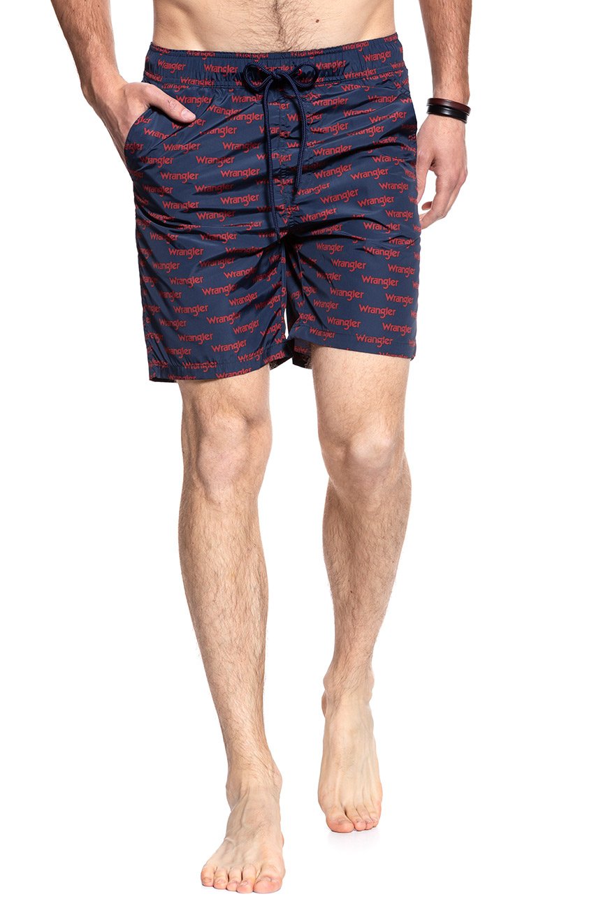 SPODENKI MĘSKIE WRANGLER SWIM SHORT SCARLET RED W4B01V9UU