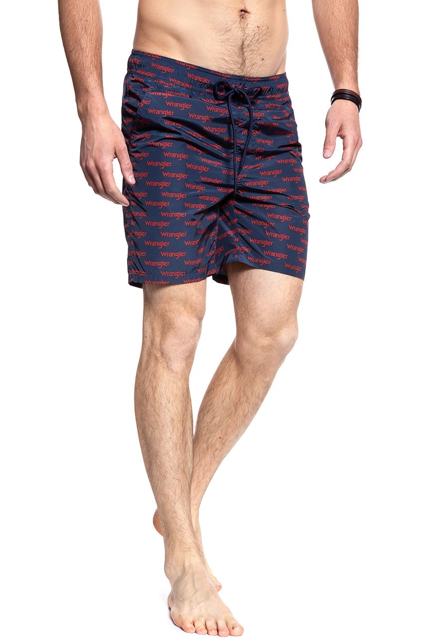 SPODENKI MĘSKIE WRANGLER SWIM SHORT SCARLET RED W4B01V9UU