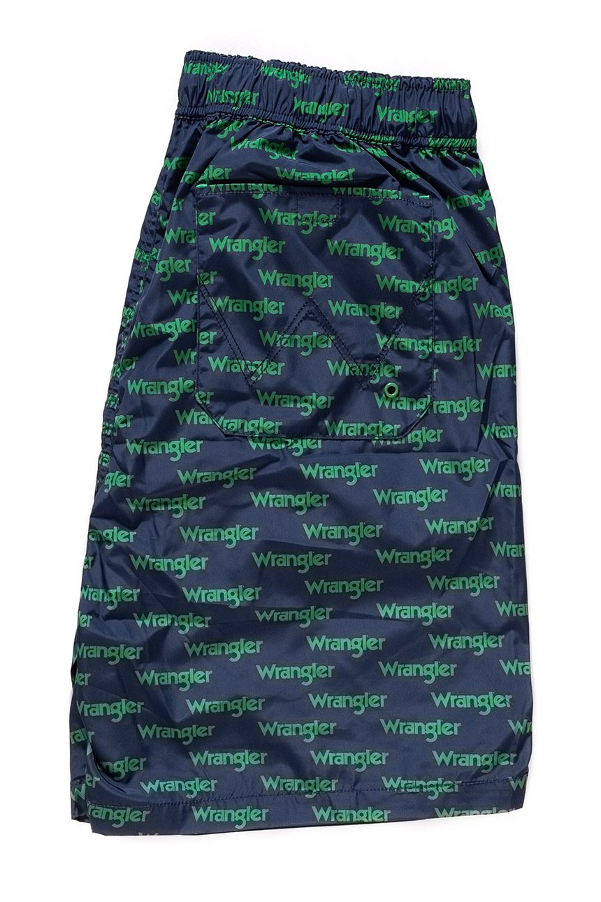 SPODENKI MĘSKIE WRANGLER SWIM SHORT AMAZON GREEN W4B01V9UX