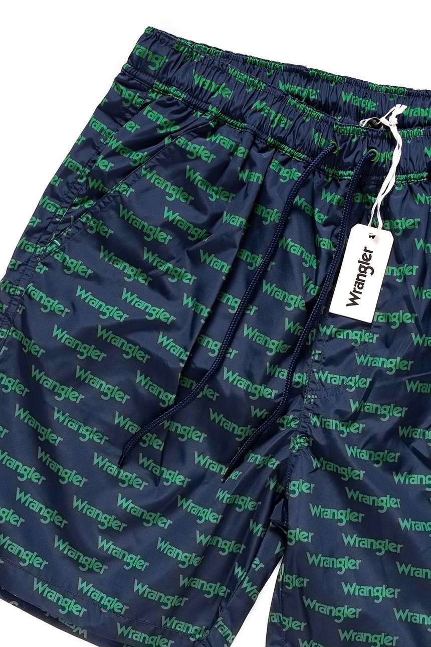 SPODENKI MĘSKIE WRANGLER SWIM SHORT AMAZON GREEN W4B01V9UX