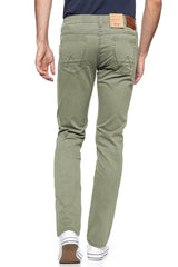 WRANGLER SPODNIE MĘSKIE GREENSBORO DUSTY OLIVE W15QBB65M