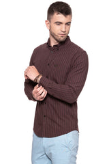 KOSZULA LEE BUTTON DOWN AUBERGINE L880ZMKA