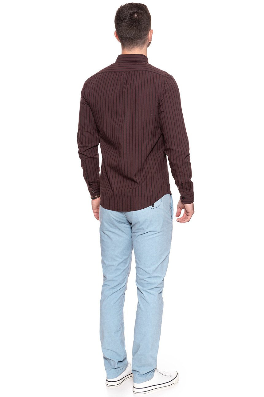 KOSZULA LEE BUTTON DOWN AUBERGINE L880ZMKA