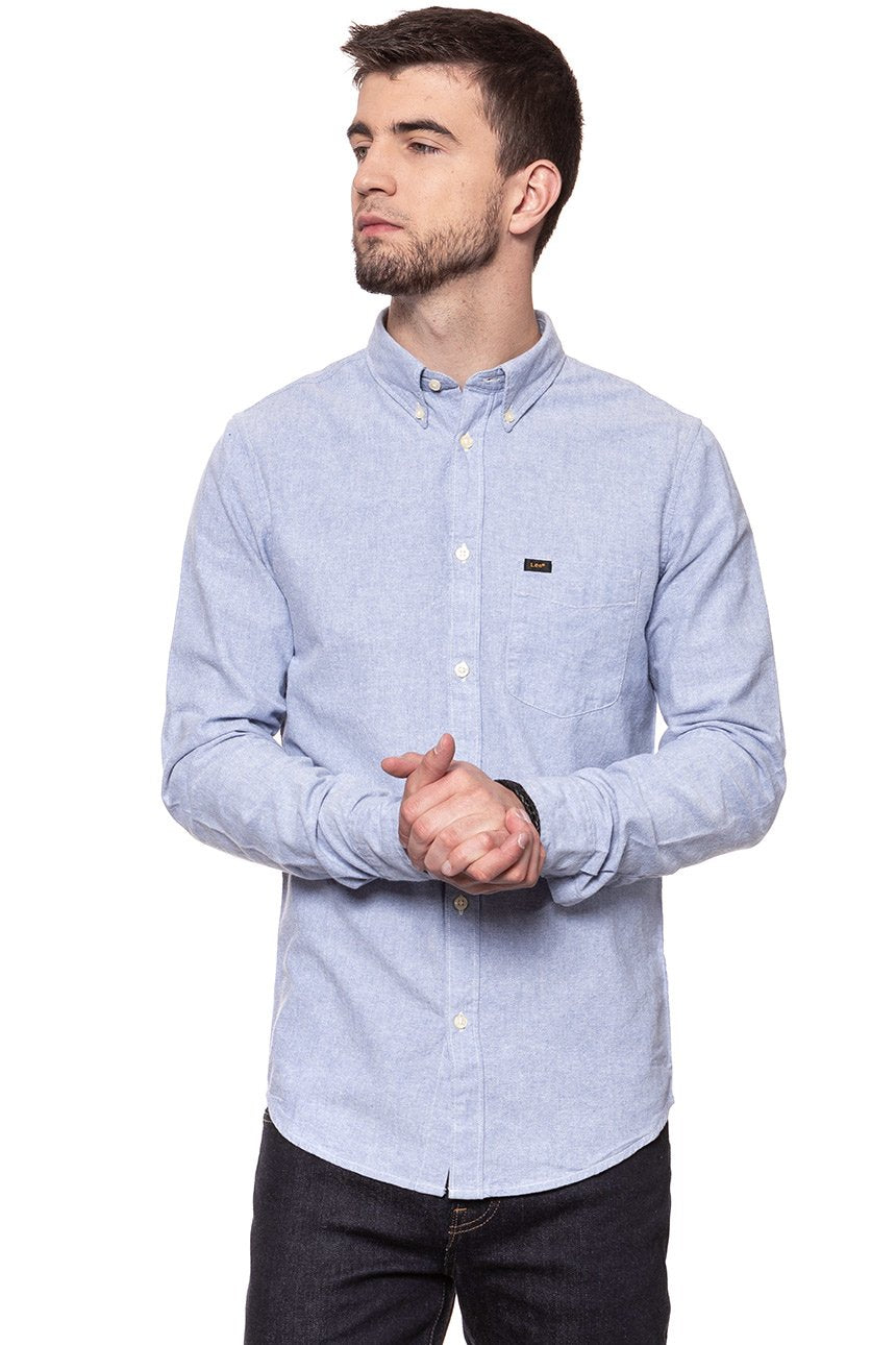 KOSZULA LEE BUTTON DOWN BEYOND BLUE L880CNKT