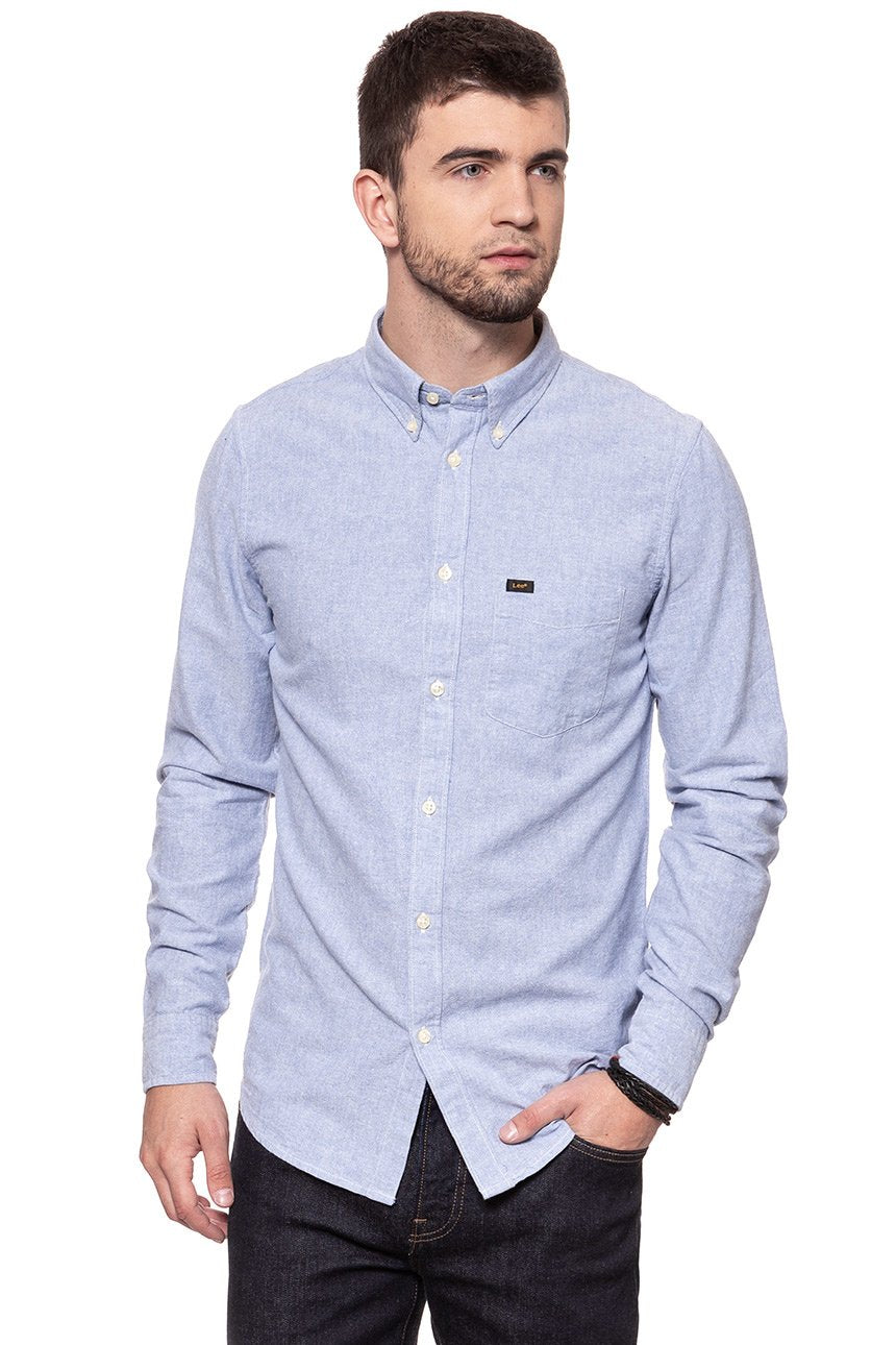 KOSZULA LEE BUTTON DOWN BEYOND BLUE L880CNKT