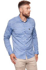 KOSZULA LEE SLIM BUTTON DOWN BEYOND BLUE L66XZNKT