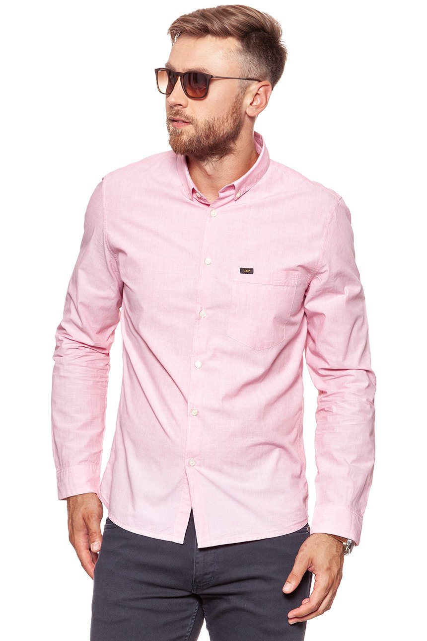 KOSZULA LEE SLIM BUTTON DOWN FADED PINK L66XJJEA