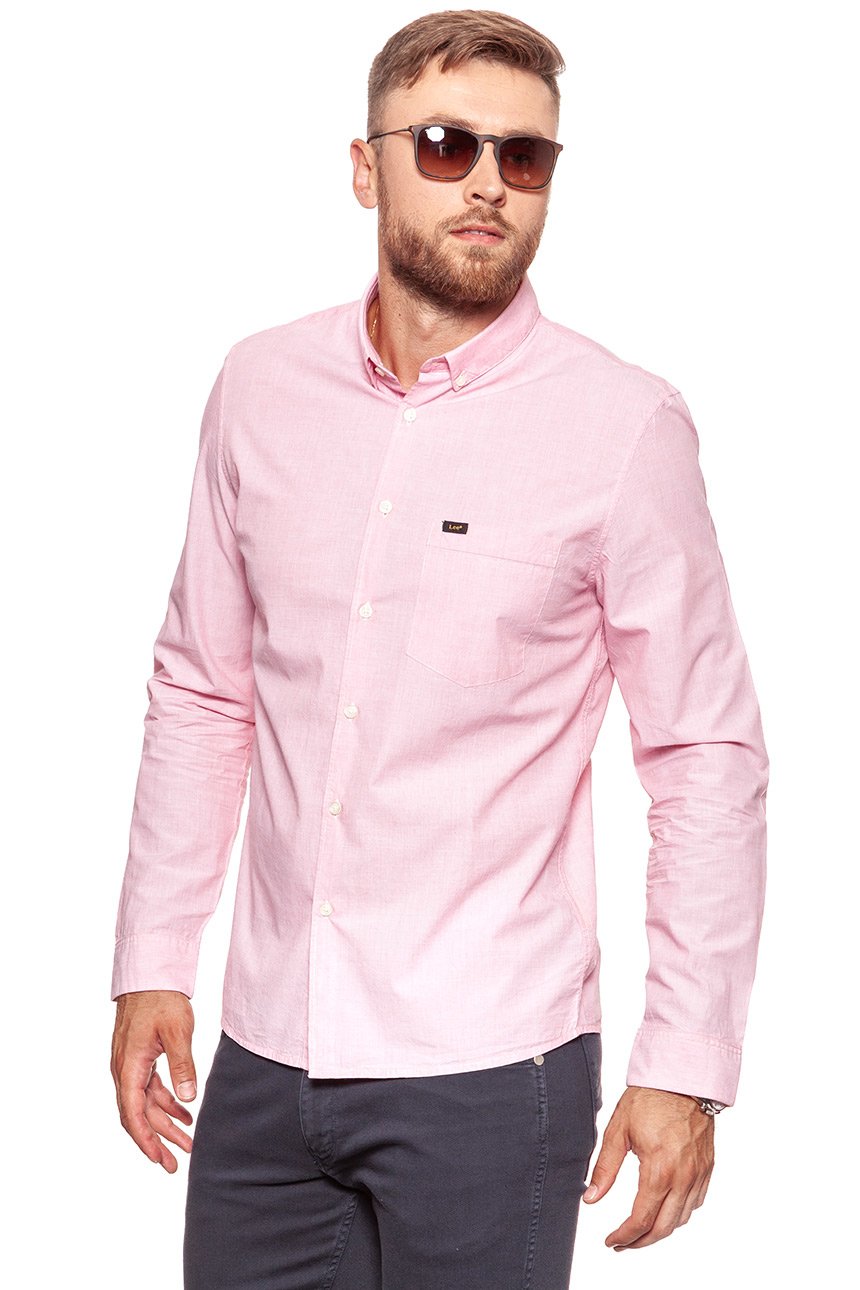 KOSZULA LEE SLIM BUTTON DOWN FADED PINK L66XJJEA