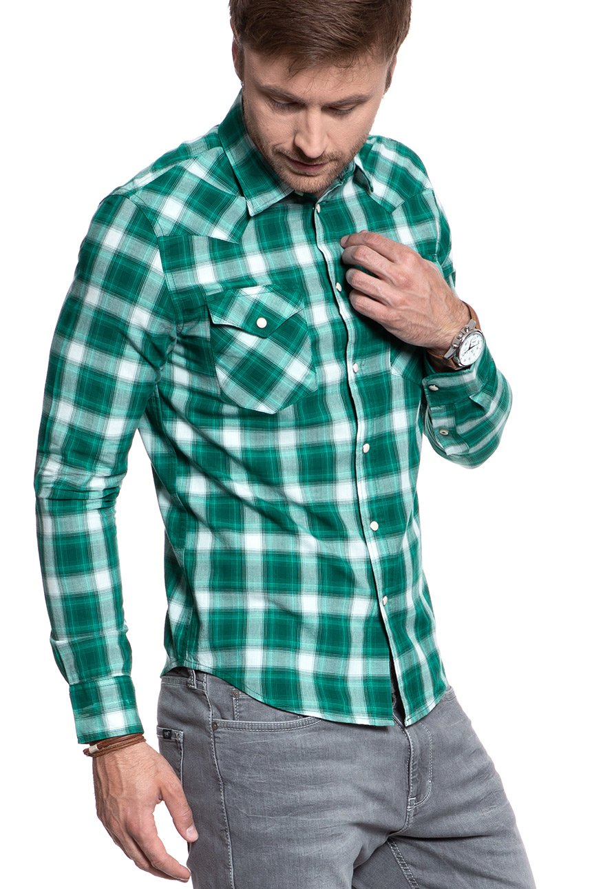 KOSZULA LEE WESTERN SHIRT EVERGREEN L643GIEB