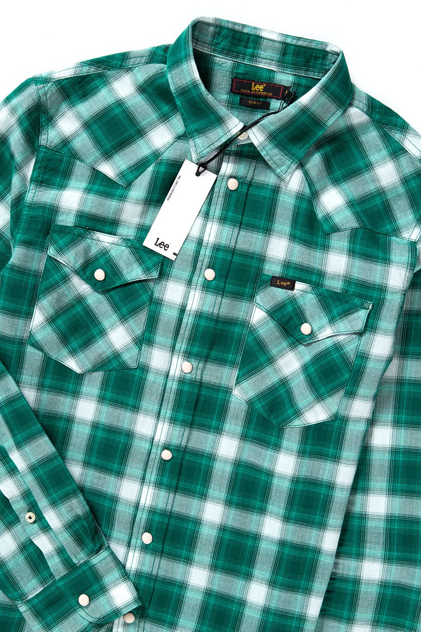 KOSZULA LEE WESTERN SHIRT EVERGREEN L643GIEB