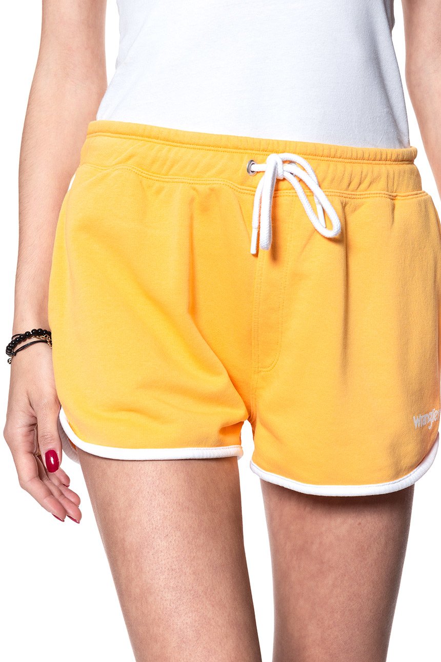 DAMSKIE SPODENKI WRANGLER B&Y SHORT AMBER YELLOW W6066ICUY