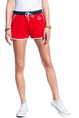 DAMSKIE SPODENKI WRANGLER TRUCKSHORTS TRUE RED W6064IC74