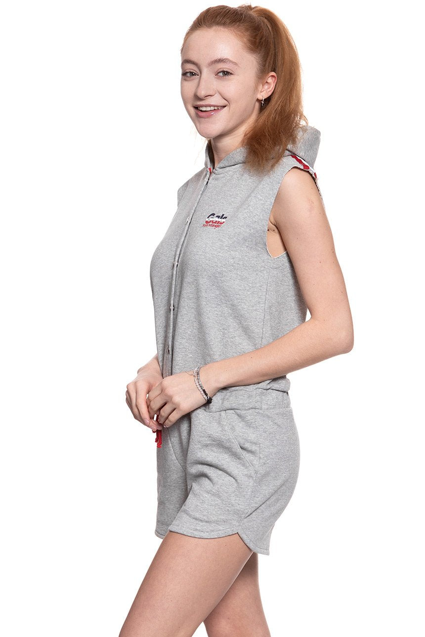 DAMSKI KOMBINEZON WRANGLER SPORTY PLAYSUIT MID GREY MEL W6063IC37