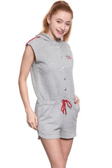 DAMSKI KOMBINEZON WRANGLER SPORTY PLAYSUIT MID GREY MEL W6063IC37