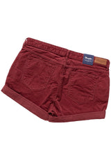 DAMSKIE SPODENKI WRANGLER BOYFRIEND SHORT WINE RED W29KEK47H