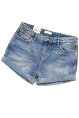 DAMSKIE SPODENKI WRANGLER BOYFRIEND SHORT STONE BLUE W29K79760