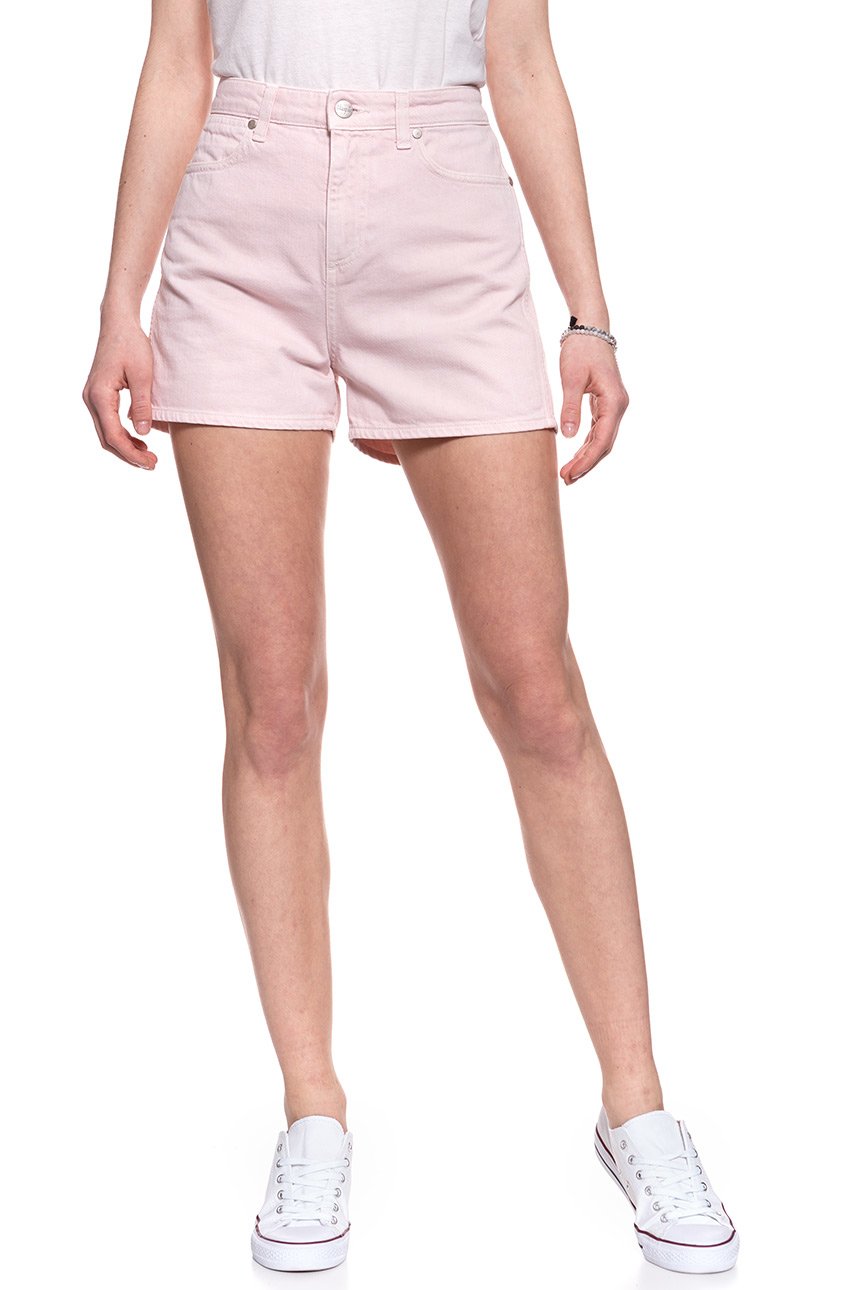 DAMSKIE SPODENKI WRANGLER RETRO BOY SHORT PRETTY PINK W244DM14C