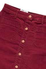 SPÓDNICA JEANSOWA WRANGLER SKIRT WINE RED W201EK47H