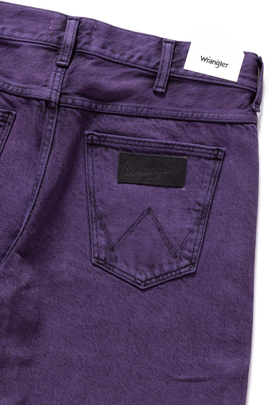 SPODENKI MĘSKIE WRANGLER DENIM SHORT PURPLE POP W14CRJ202