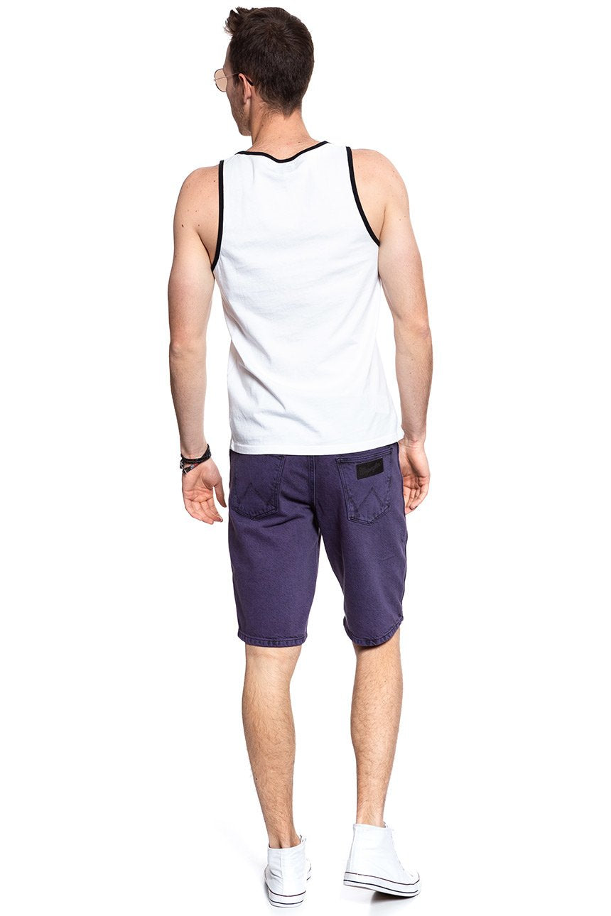 SPODENKI MĘSKIE WRANGLER DENIM SHORT PURPLE POP W14CRJ202