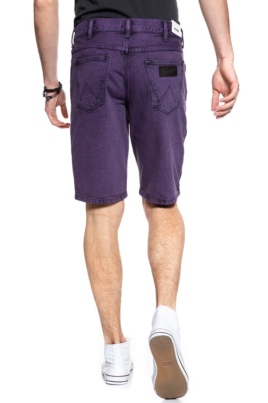 SPODENKI MĘSKIE WRANGLER DENIM SHORT PURPLE POP W14CRJ202