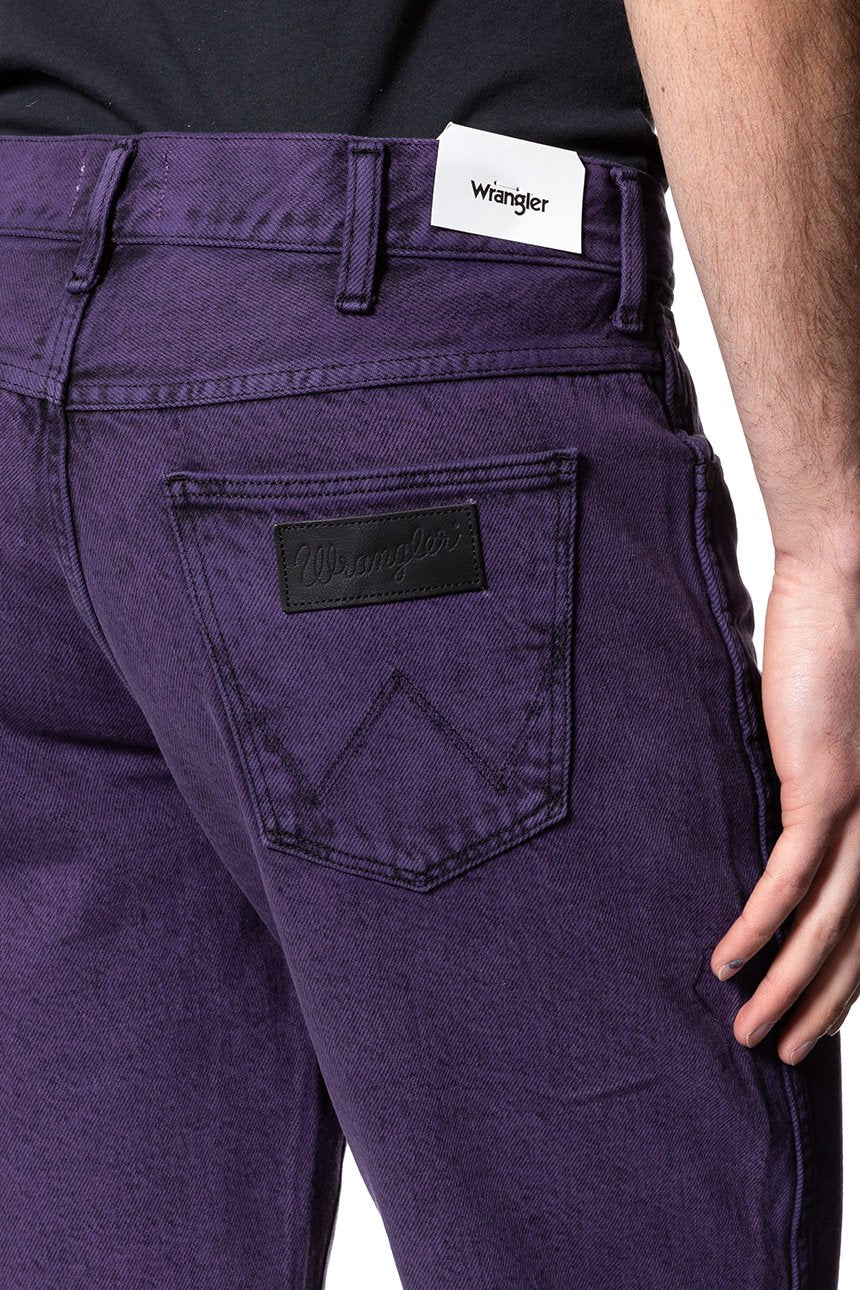 SPODENKI MĘSKIE WRANGLER DENIM SHORT PURPLE POP W14CRJ202