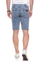 SPODENKI MĘSKIE WRANGLER DENIM SHORT  LIGHT MARBLE W14CRE19J