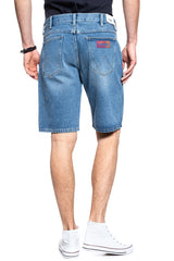 SPODENKI MĘSKIE WRANGLER DENIM SHORT KABEL BLUE W14CER19K