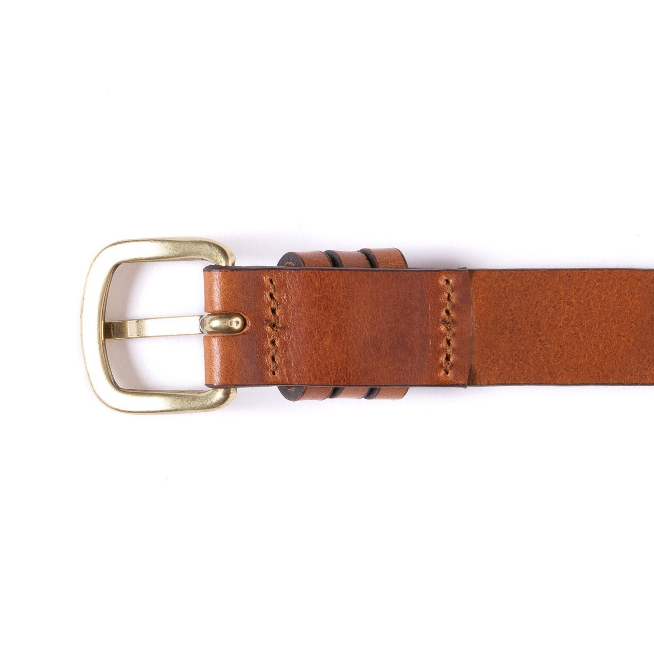 DAMSKI PASEK WRANGLER TRILOOP BELT COGNAC W0B72U181