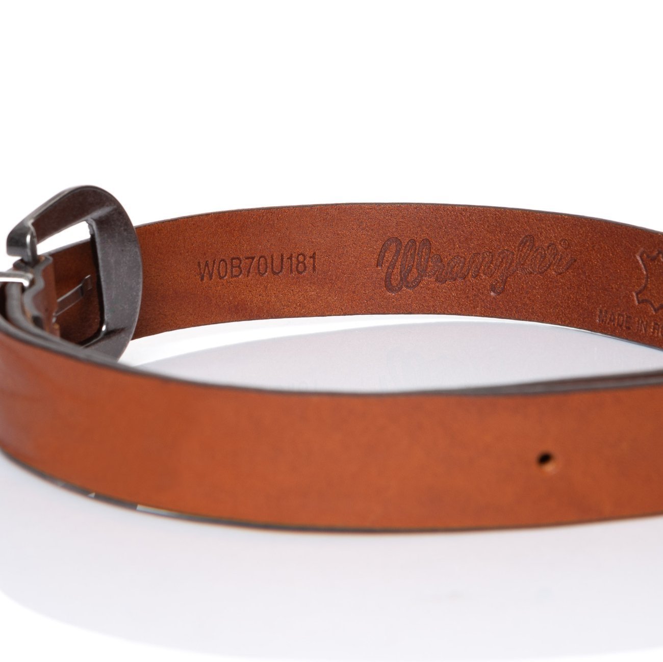 DAMSKI PASEK WRANGLER WESTERN BELT COGNAC W0B70U181