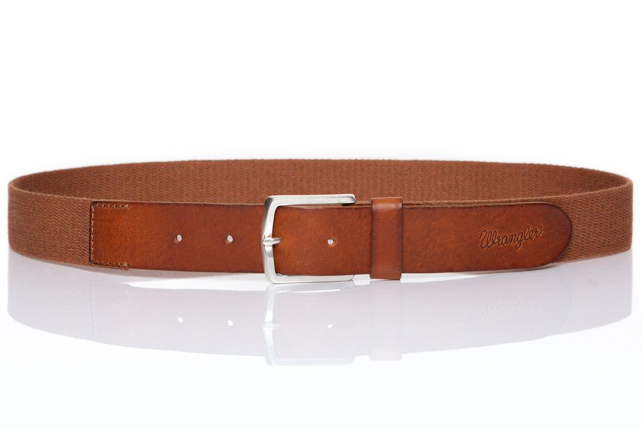 PASEK WRANGLER CANVAS BELT RUST W0B338994