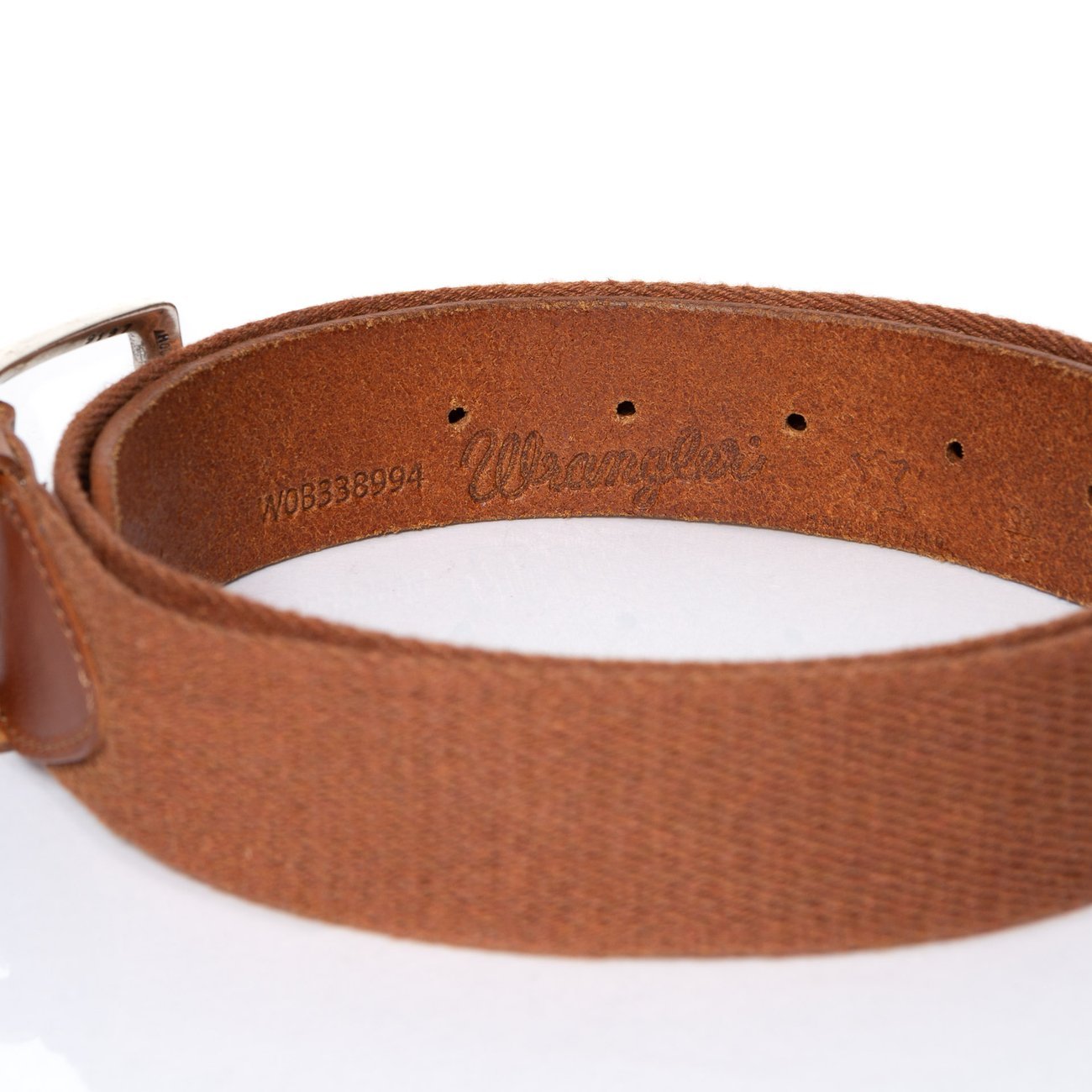 PASEK WRANGLER CANVAS BELT RUST W0B338994