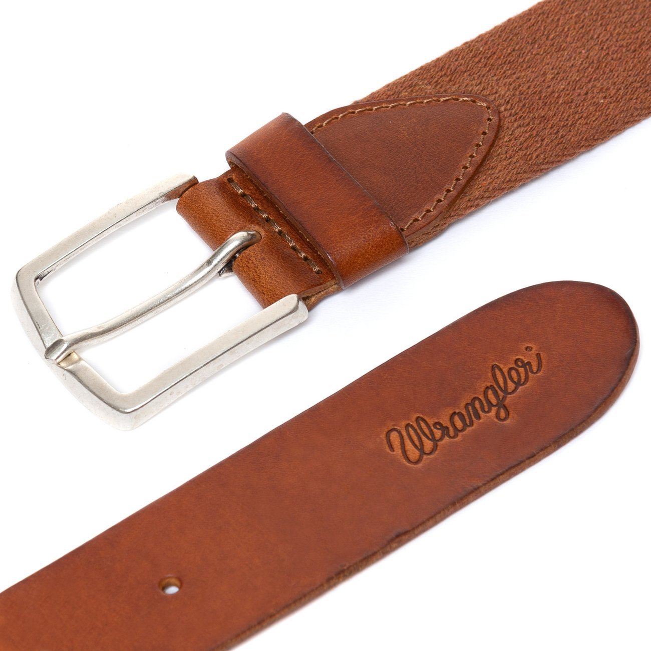 PASEK WRANGLER CANVAS BELT RUST W0B338994