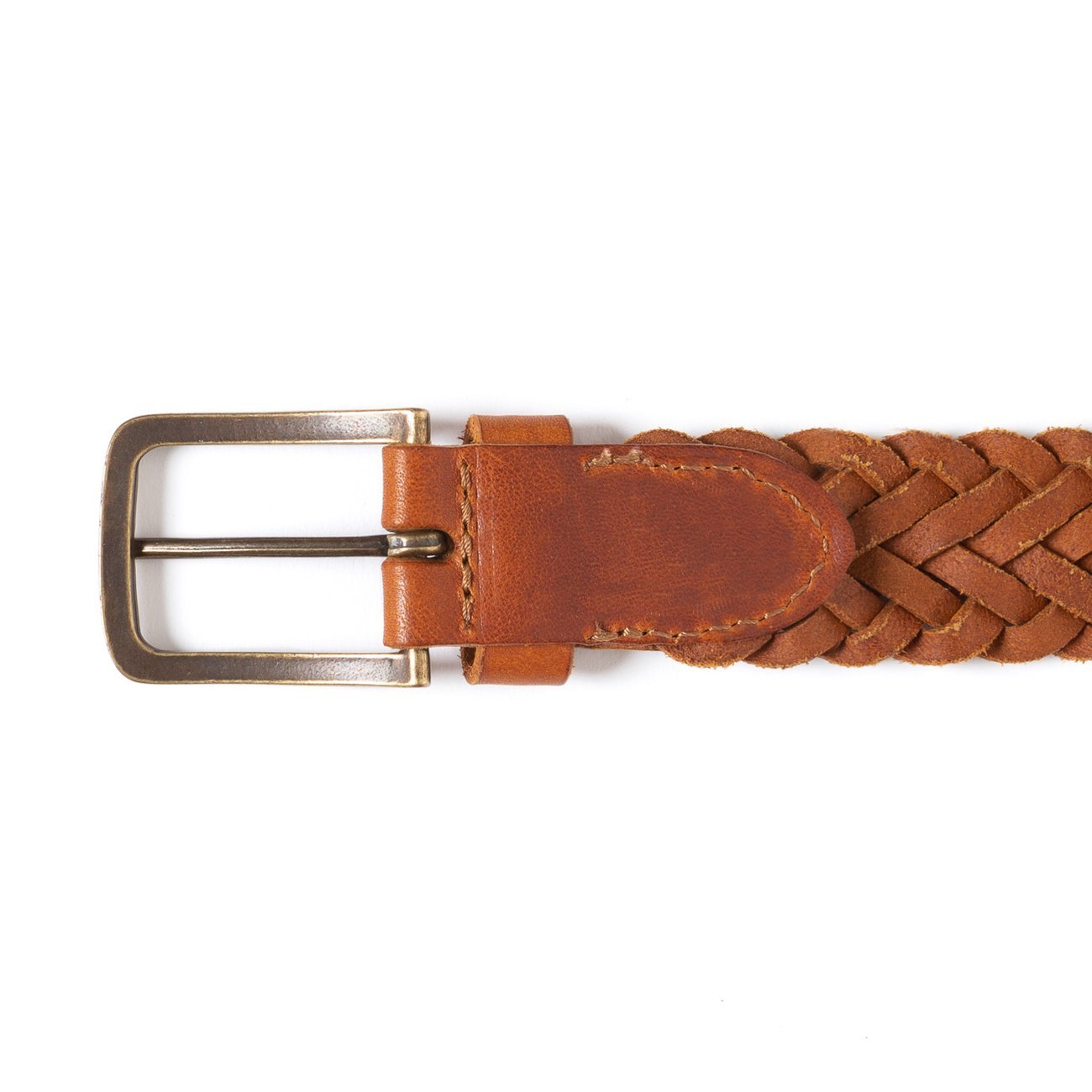 DAMSKI PASEK WRANGLER MULTI BRAID COGNAC W0B05U181